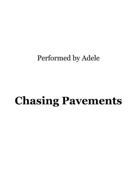 Free Sheet Music Chasing Pavements Lead Sheet Performed By Adele