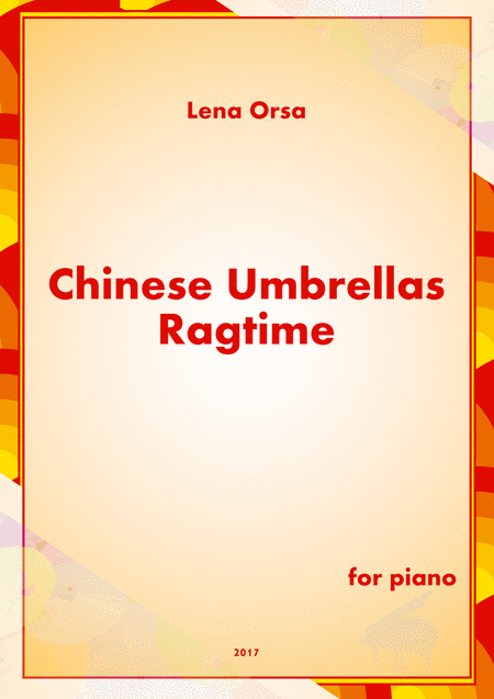 Free Sheet Music Chinese Umbrellas Ragtime For Piano