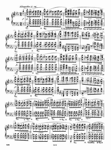 Chopin Etude In Eb Major Op 10 No 11 Original Complete Version Sheet Music