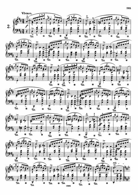 Chopin Mazurka Op 33 No 2 In D Major Original Version Sheet Music