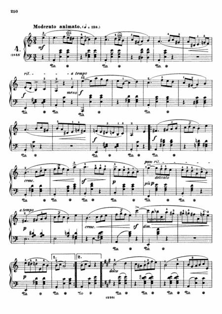 Free Sheet Music Chopin Mazurka Op 67 No 4 In A Minor Original Version