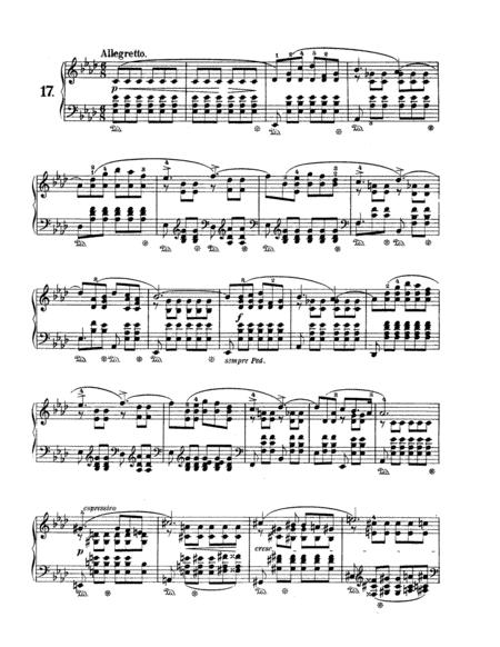 Chopin Prelude Op 28 No 17 In Ab Major Complete Version Sheet Music