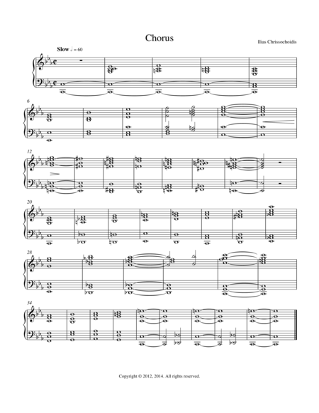 Free Sheet Music Chorus