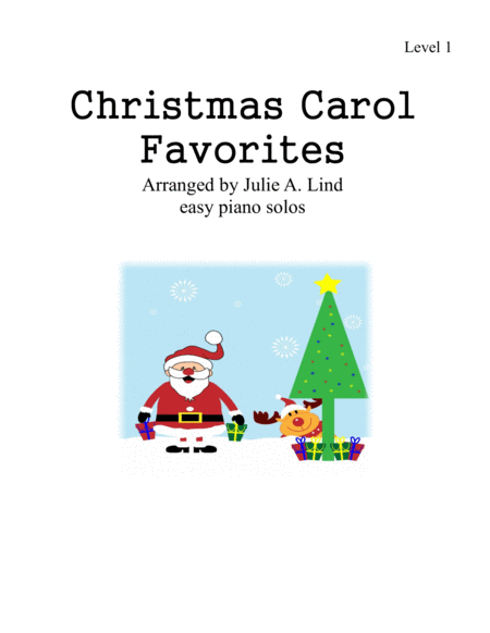 Free Sheet Music Christmas Carol Favorites Level 1 Easy Christmas Book