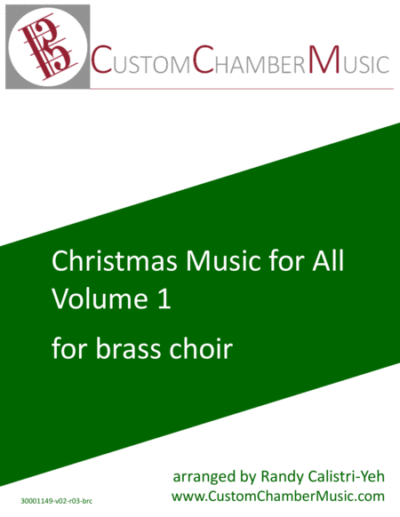 Free Sheet Music Christmas Carols For All Volume 1 For Brass Choir