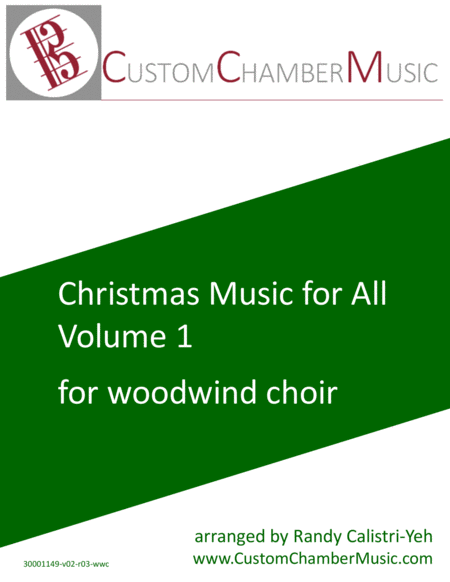 Christmas Carols For All Volume 1 For Woodwind Choir Sheet Music