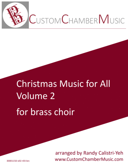 Christmas Carols For All Volume 2 For Brass Choir Sheet Music