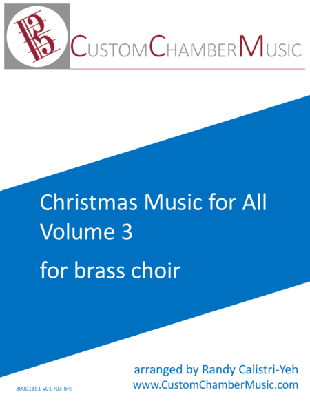 Christmas Carols For All Volume 3 For Brass Choir Sheet Music