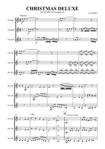 Free Sheet Music Christmas Deluxe