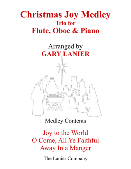 Free Sheet Music Christmas Joy Medley Trio Flute Oboe Piano With Parts