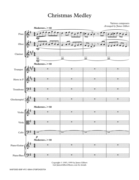 Christmas Medley Ie003 Sheet Music