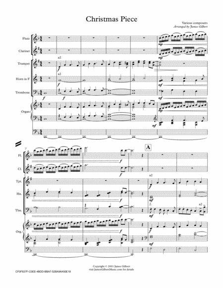 Christmas Piece Ie025 Sheet Music