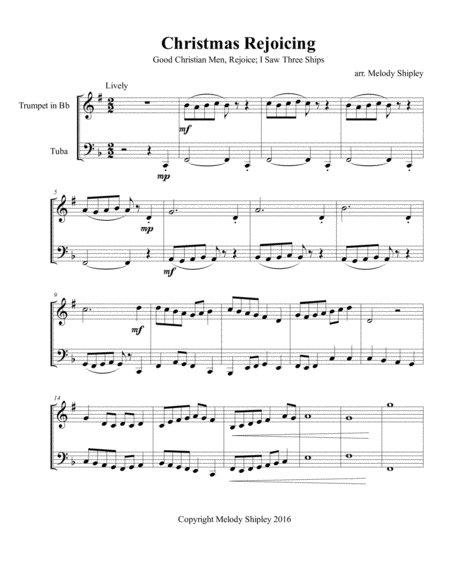 Christmas Rejoicing Sheet Music