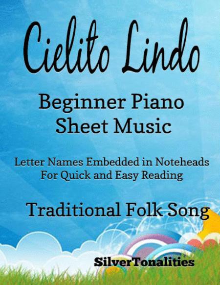 Free Sheet Music Cielito Lindo Beginner Piano Sheet Music