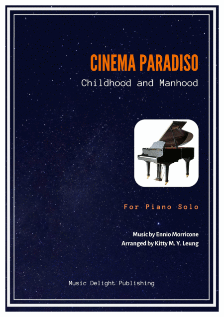 Cinema Paradiso Childhood And Manhood Piano Solo Sheet Music