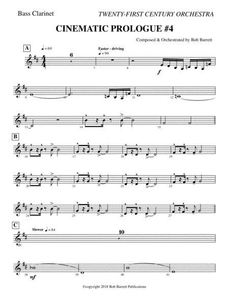 Cinematic Prologue 4 Sheet Music