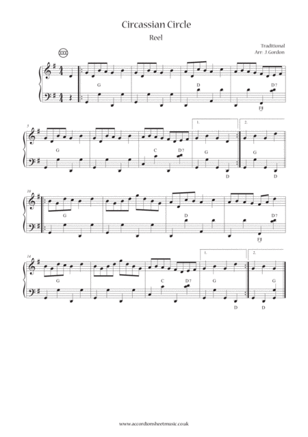 Circassian Circle Sheet Music