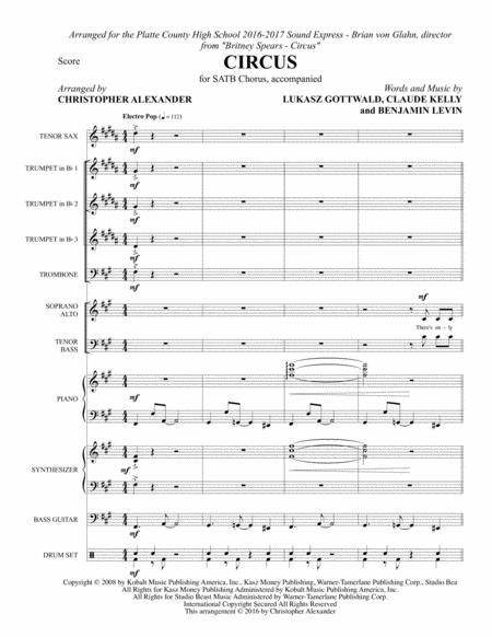 Circus Full Score And Parts Sheet Music