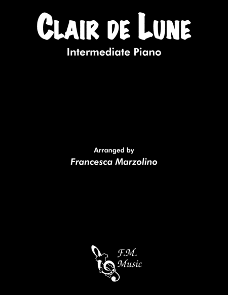 Clair De Lune Intermediate Piano Sheet Music