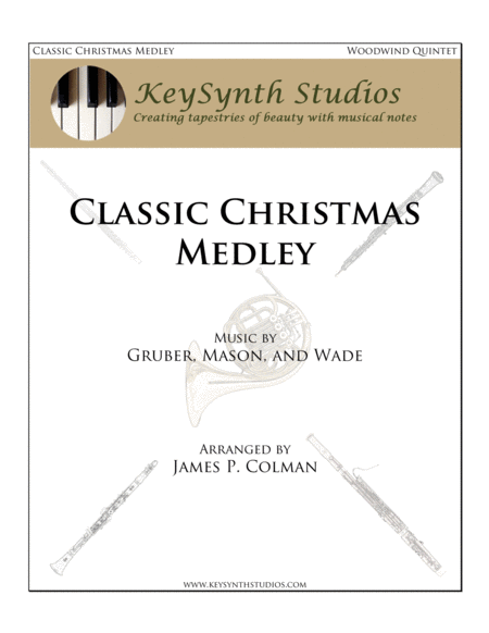 Free Sheet Music Classic Christmas Medley