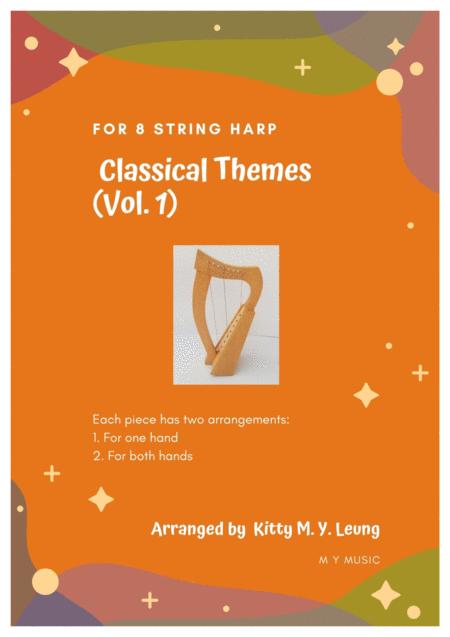 Free Sheet Music Classical Themes Vol 1 8 String Harp