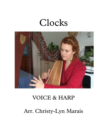 Clocks Harp Sheet Music