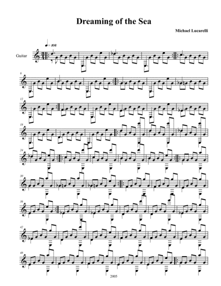 Free Sheet Music Cloudy Day