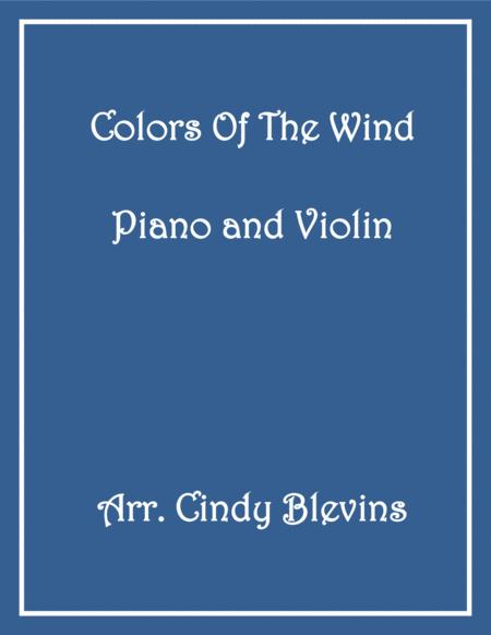 Colors Of The Wind For Piano And Violin Sheet Music