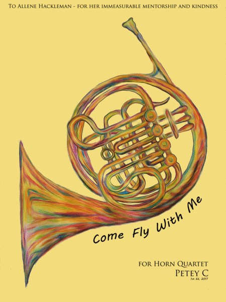 Free Sheet Music Come Fly With Me For Horn Quartet