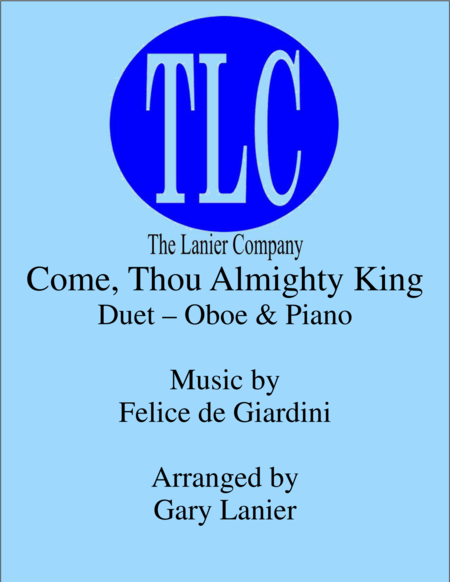 Come Thou Almighty King Duet Oboe And Piano Score And Parts Sheet Music