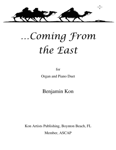 Free Sheet Music Coming From The East