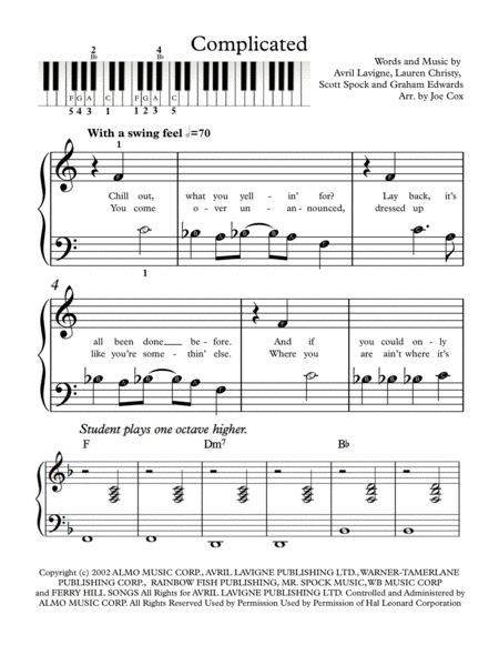 Complicated Beginner And Teacher Duet Sheet Music