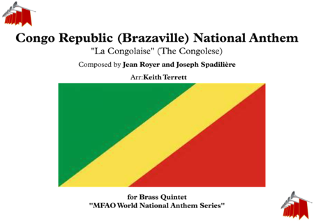 Free Sheet Music Congo Republic Brazzaville For Brass Quintet