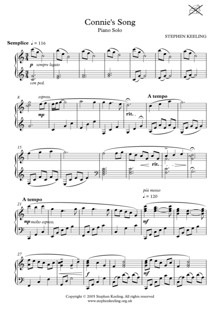 Connies Song Sheet Music