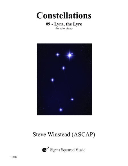 Free Sheet Music Constellations 9 Lyra The Lyre