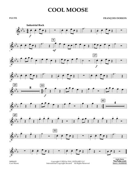 Free Sheet Music Cool Moose Flute