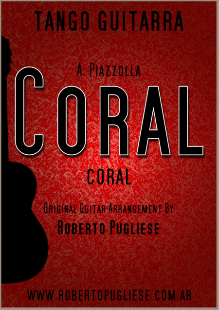 Coral Coral A Piazzolla Sheet Music