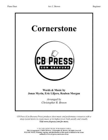 Cornerstone Easy Piano Duet Sheet Music