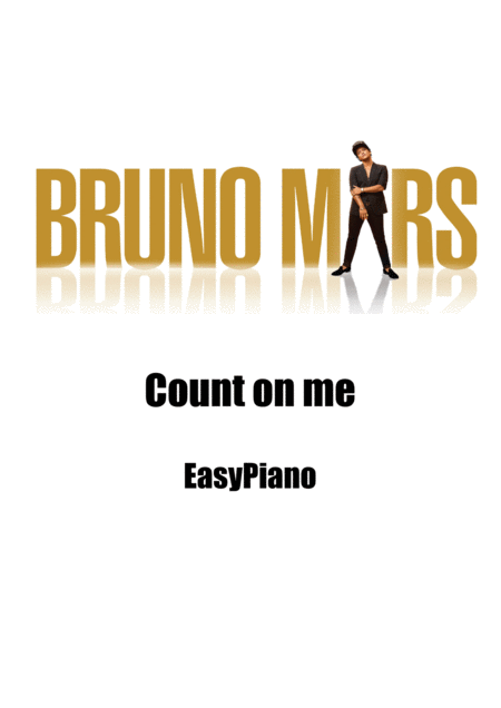 Free Sheet Music Count On Me Easy Piano