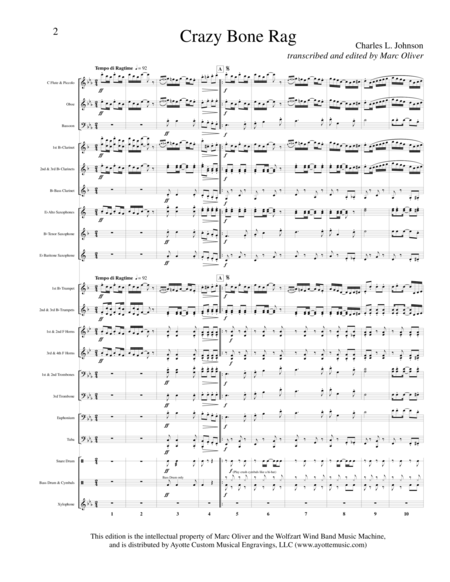 Crazy Bone Rag Sheet Music