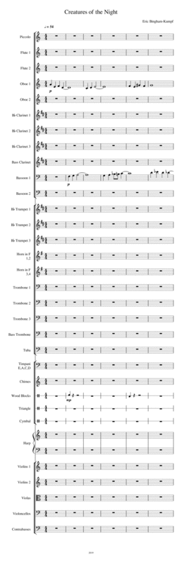 Creatures Of The Night Sheet Music