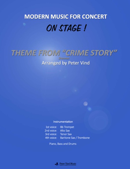 Free Sheet Music Crime Story Stage Arrangements By Peter Vind