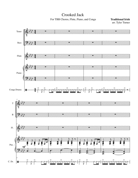 Free Sheet Music Crooked Jack