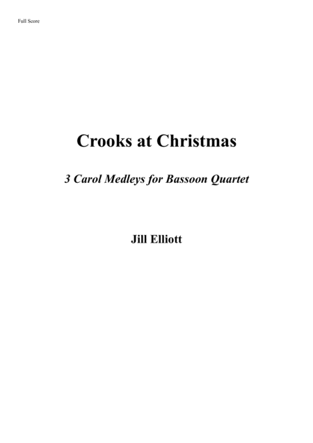 Crooks At Christmas Sheet Music