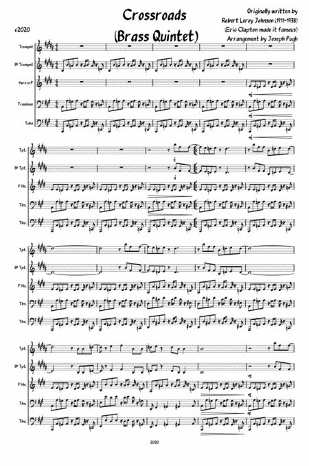 Crossroads Brass Quintet Sheet Music