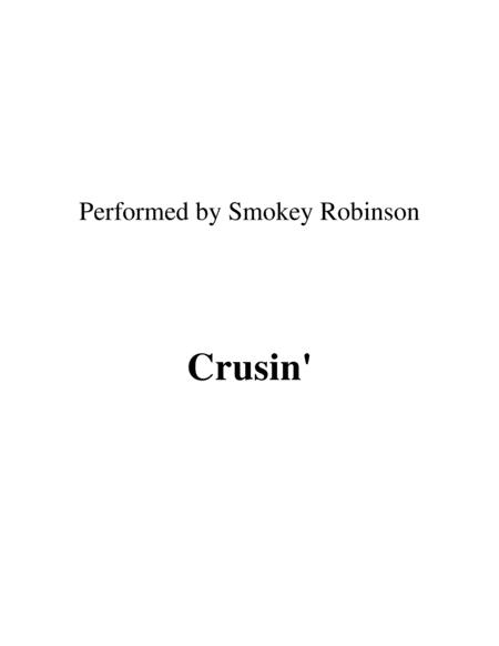 Cruisin Lead Sheet By Smokey Robinson Sheet Music