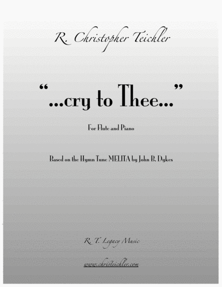 Cry To Thee Sheet Music