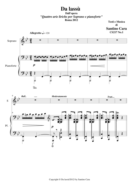 Free Sheet Music Da Lass Soprano And Piano