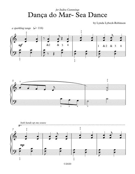 Free Sheet Music Danca Do Mar