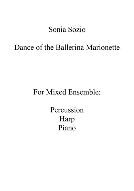 Dance Of The Ballerina Marionette Sheet Music